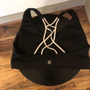 Black & White Champion Sports Bra